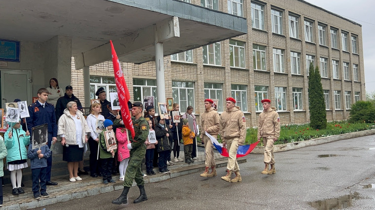 Митинг, посвященный Дню Победы.